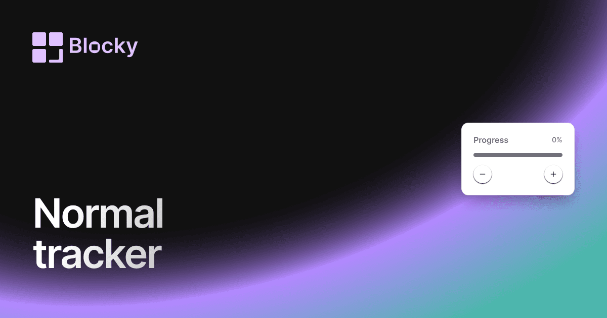 Normal Progress Trackers preview