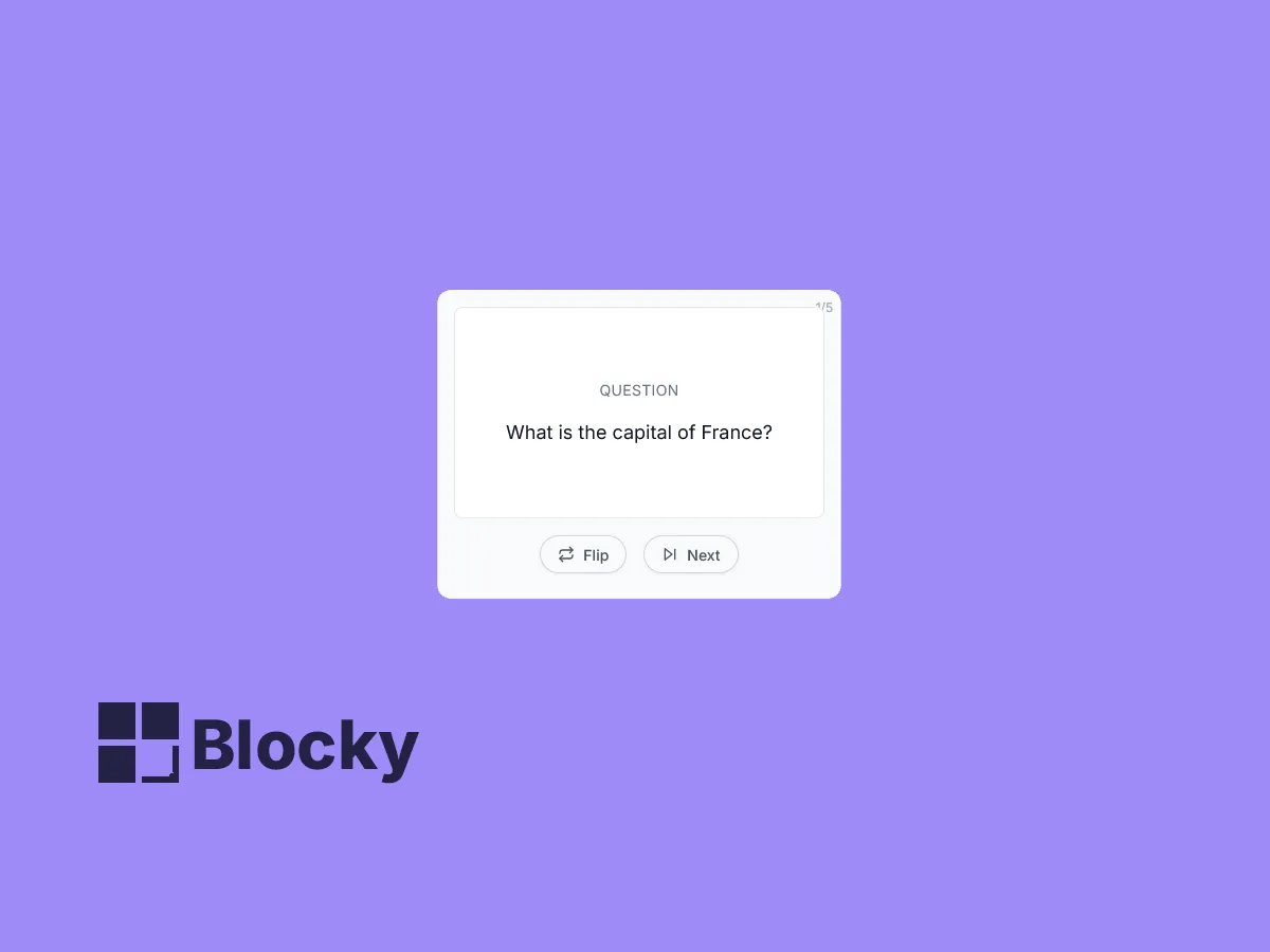 Minimalist Flashcards