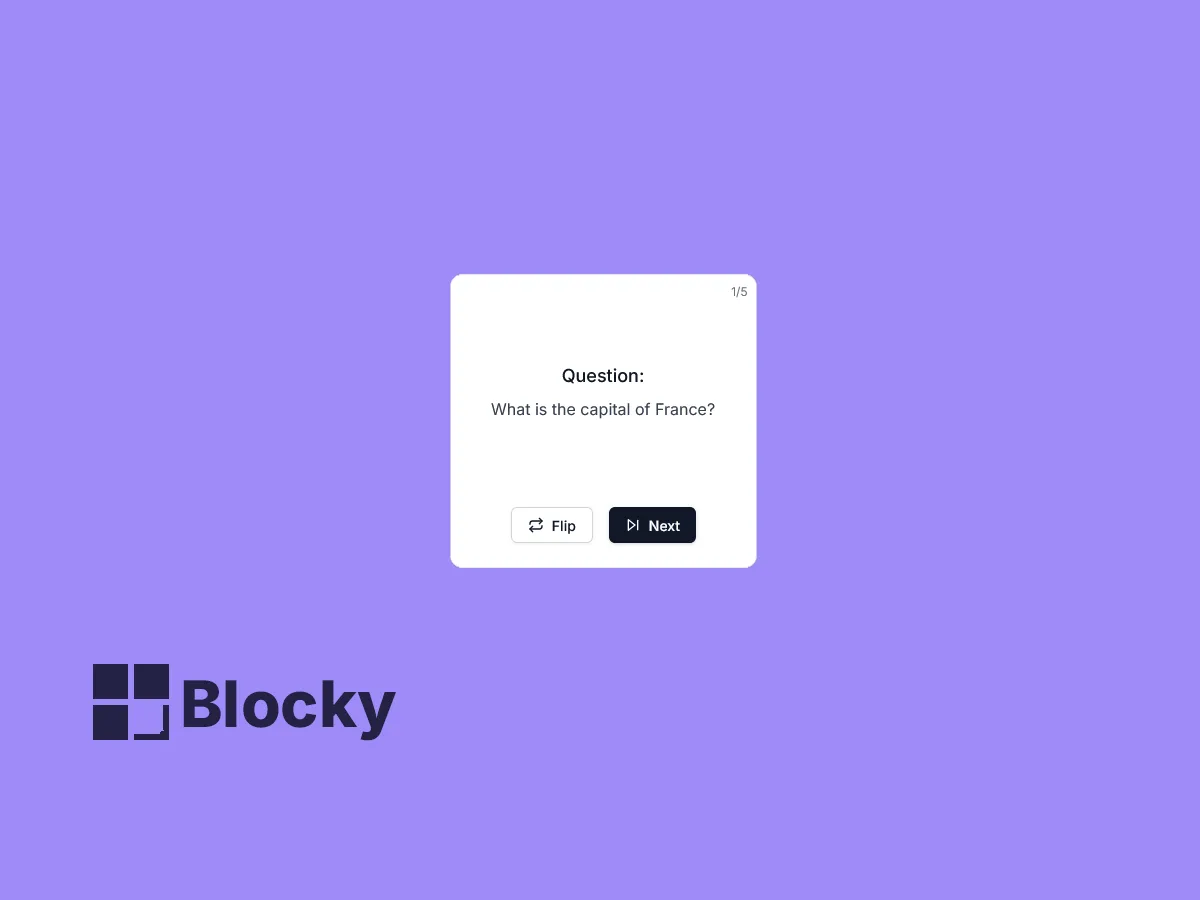 Flashcards