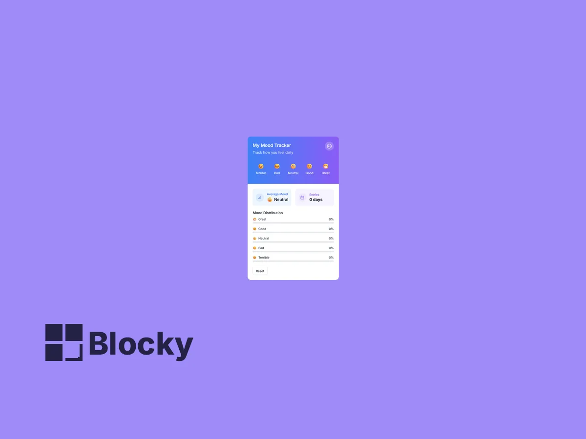 Gradient Mood Trackers