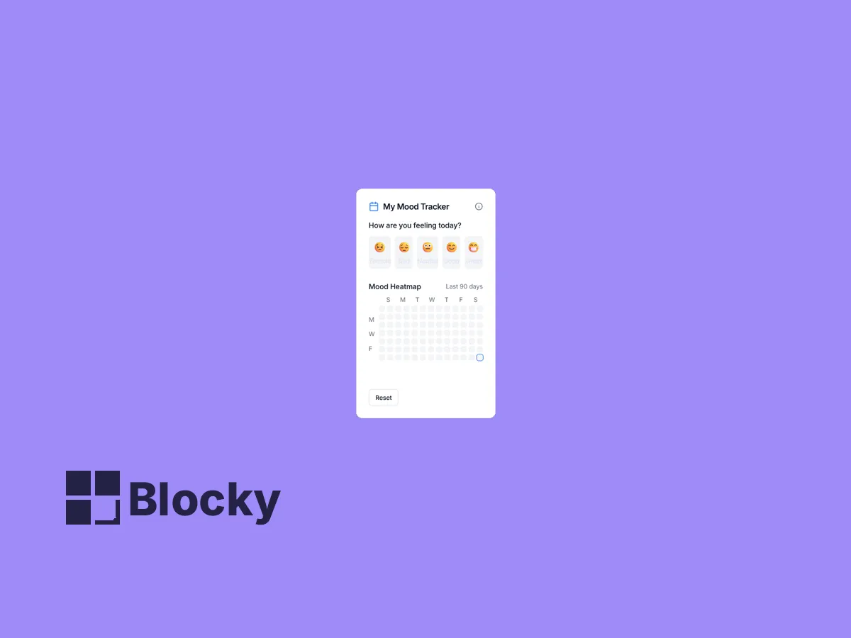 Heatmap Mood Trackers