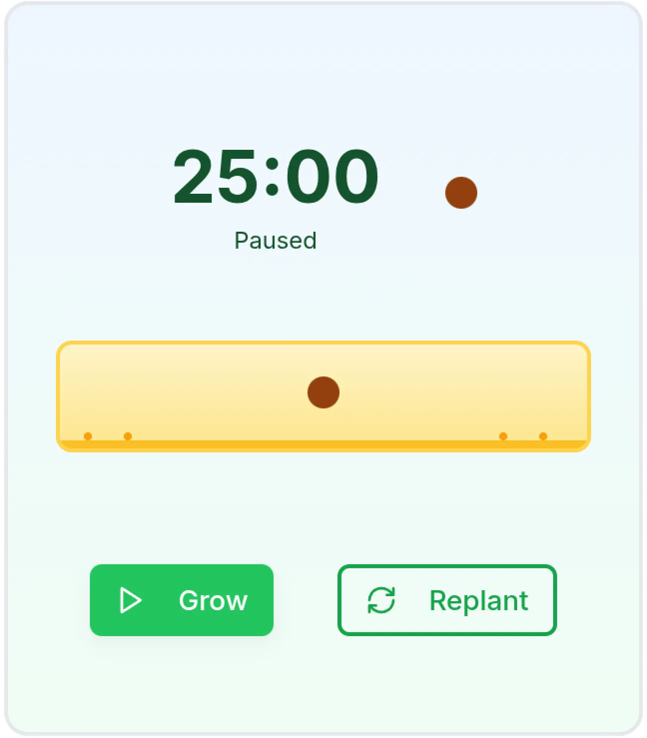 Nature Pomodoro Timer Notion Widget