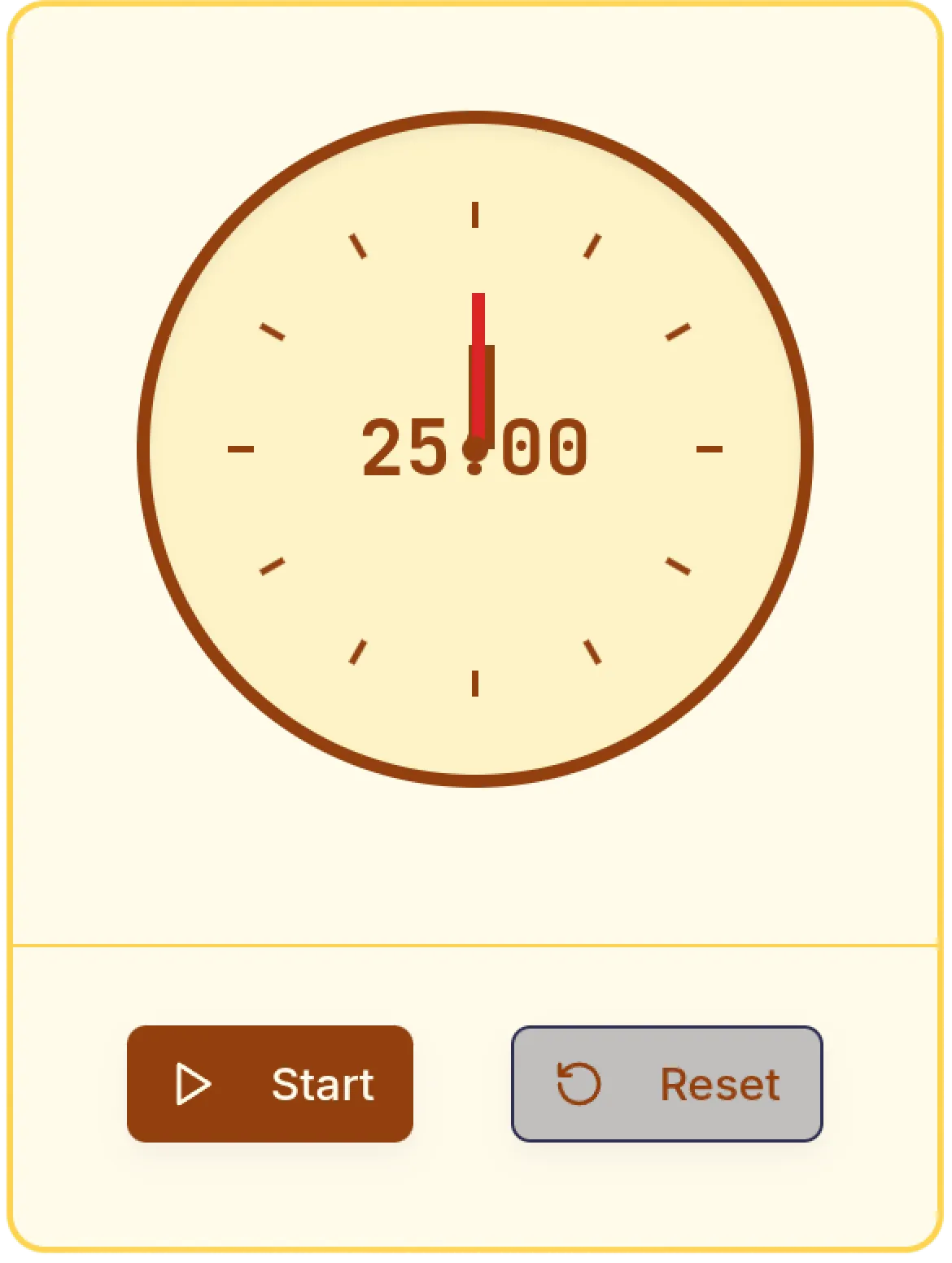 Retro Pomodoro Timer Notion Widget