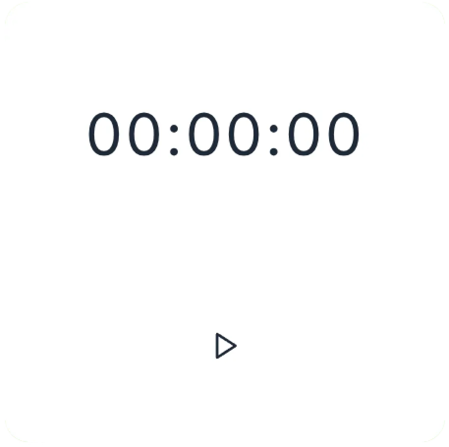 Minimalist Stopwatch Notion Widget