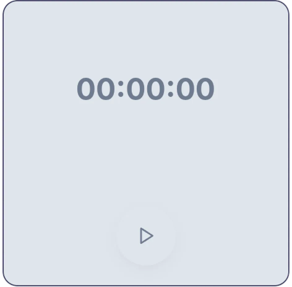Neomorphic Stopwatch Notion Widget