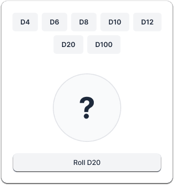 Minimalist Dice