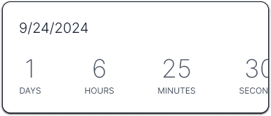 Minimalist Countdown