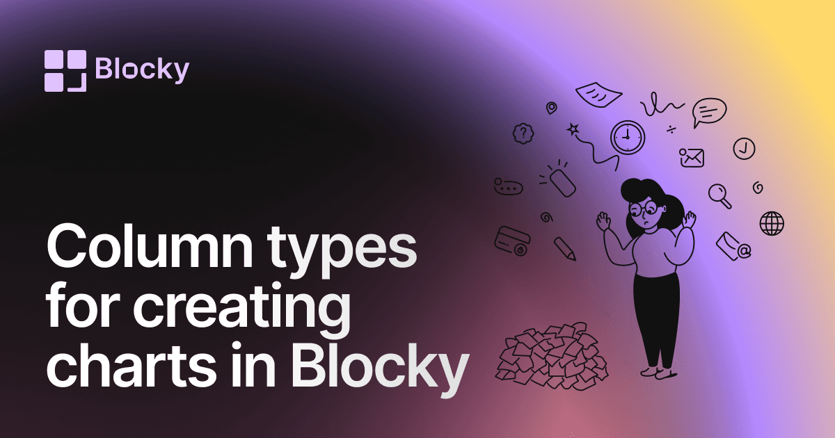 Supported Notion Column Types for Blocky Charts