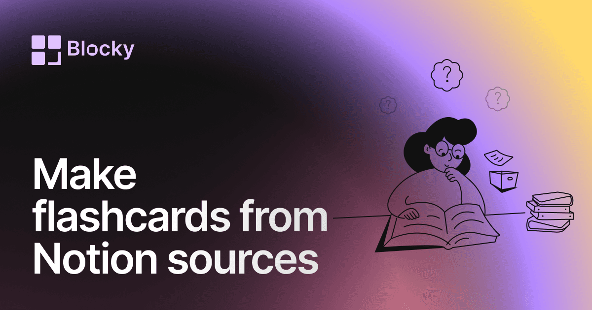 Make Flashcards from a Notion Data Source