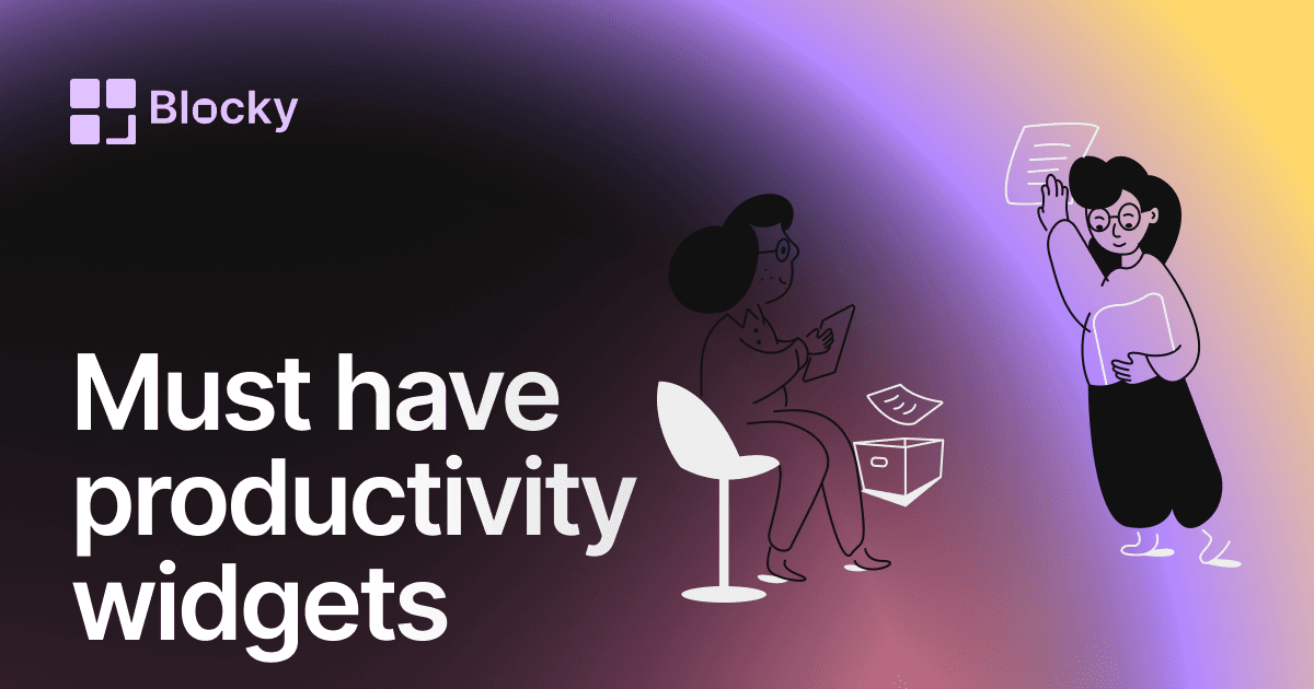 Best Notion Widgets for Productivity Dashboards