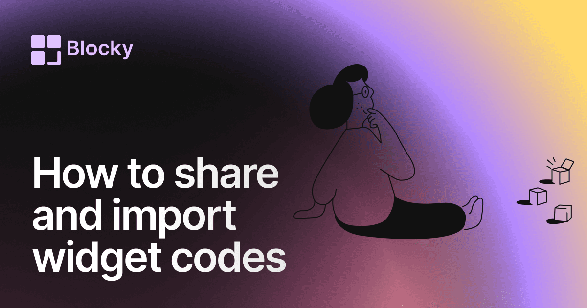How to Create and Use Notion Widget Codes in Blocky