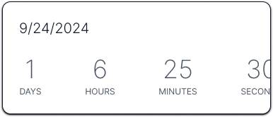 Minimalist Countdown